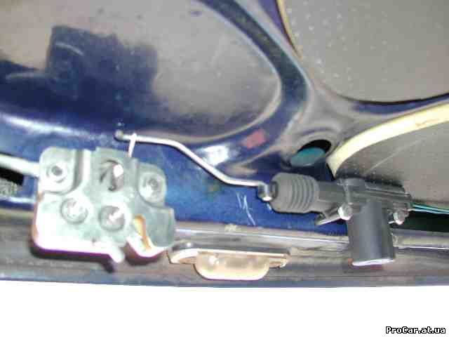 Инструкция по установке электропривода замка багажника
